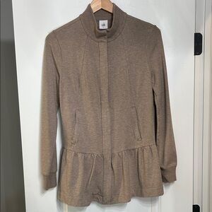 Cabi Brown Peplum Jacket